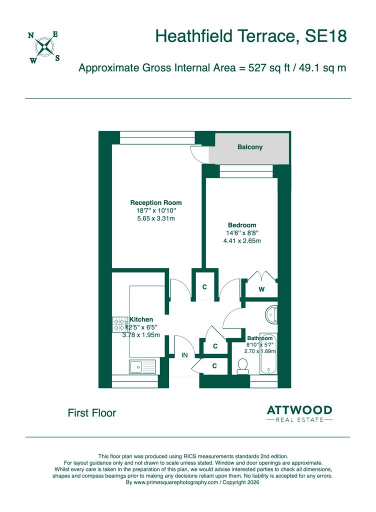 Floorplan for  Heathfield Terrace - Plumstead - London - SE18
