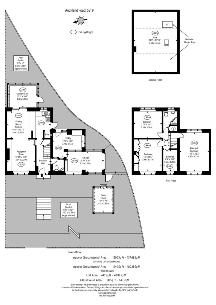 Floorplan for Auckland Road - Upper Norwood - London - SE19